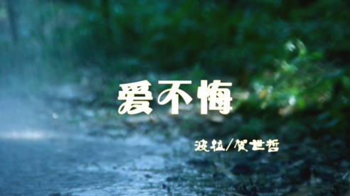 波拉&贺世哲 《爱不悔》 官方版 1080P